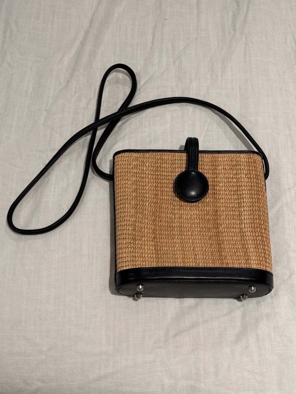 Dokkim Rattan Crossbody Bag